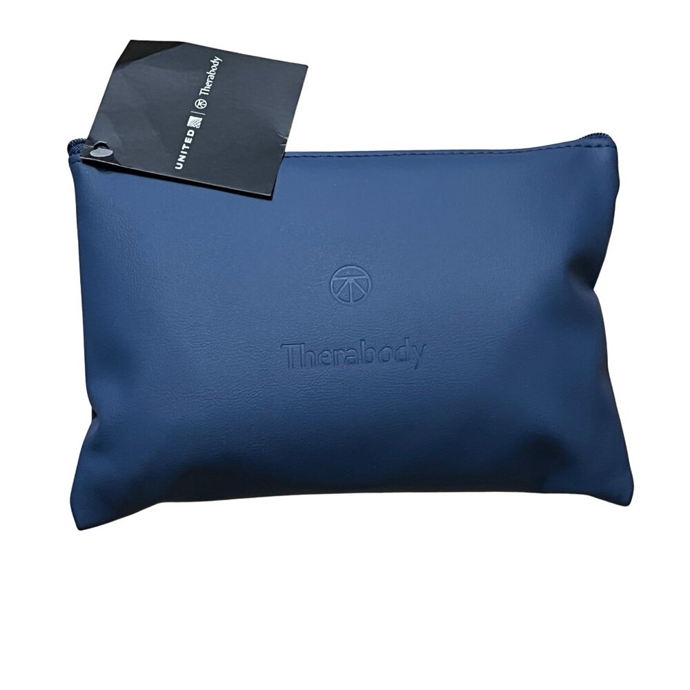 NEW, SEALED United Airlines Blue Therabody Amenity Kit